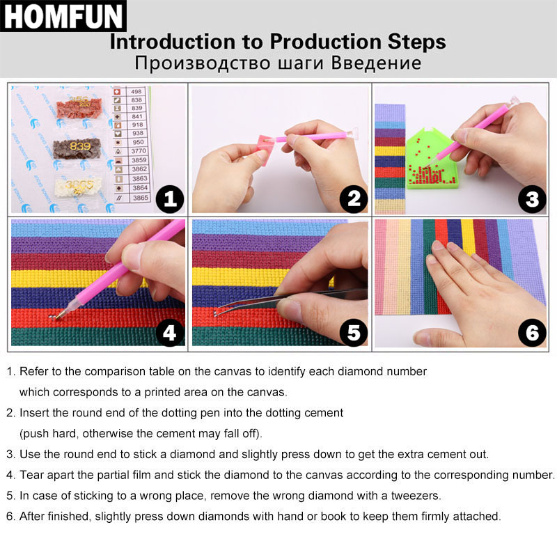 HOMFUN AB Diamond Painting 