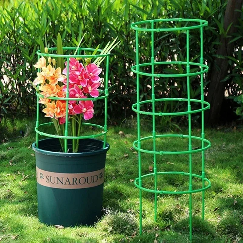 Tomato Cages Trellis Plastic C - Plant Support Stake 评论和价格