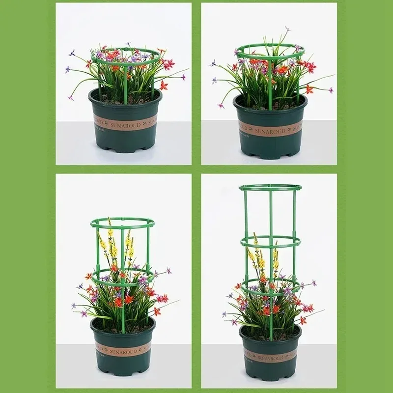 Tomato Cages Trellis Plastic C - Plant Support Stake 评论和价格