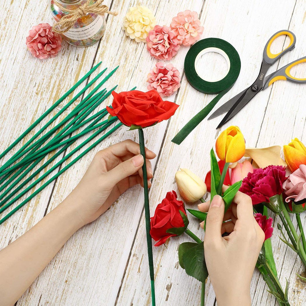 10pcs 40cm Green Plant Support - Plant Support Stake 评论和价格