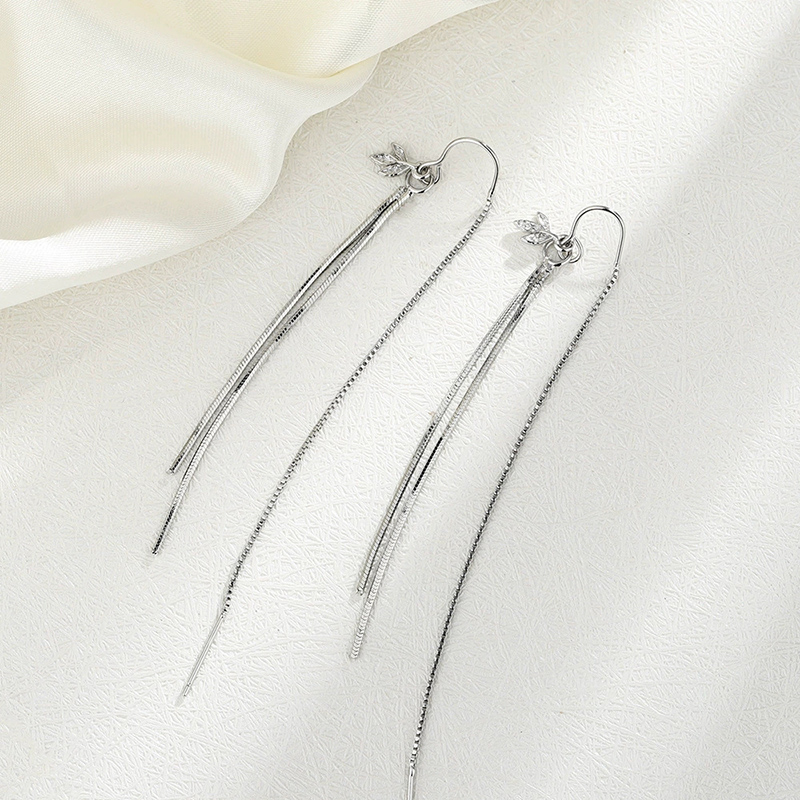 925 Silver Long Tassel Leaf Ea - Snake Plant 评论和价格