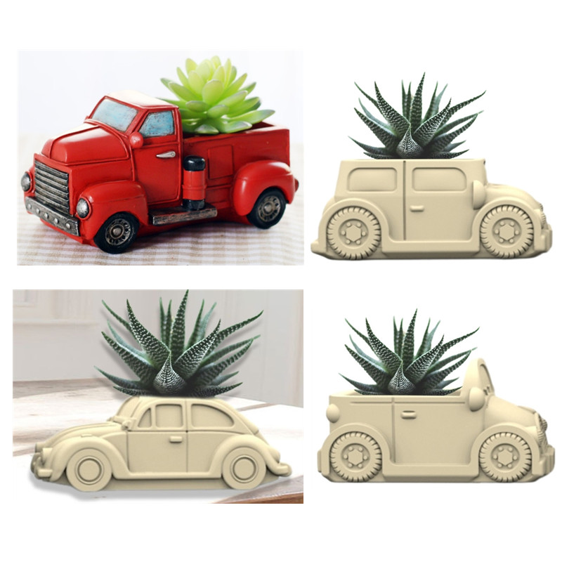 3D Car succulent plant flowerp - Succulent Set 评论和价格